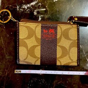 Coach coin or card purse for key chain